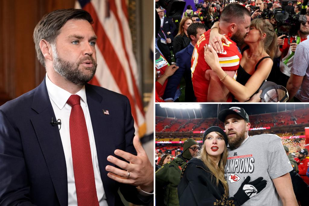 JD Vance fears ‘Super Bowl wedding” after Taylor Swift and Travis Kelce’s engagement 