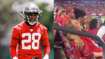 Viral video shockingly shows Tampa Bay Buccaneers fans getting pass-out drunk during Shilo Sanders’ preseason debut