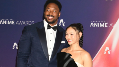 Olympic Gold Medalist Chloe Kim shows up at boyfriend Myles Garrett’s Browns practice