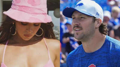 Josh Allen’s wife Hailee Steinfeld enjoys LA sunshine in pink bikini ahead of Buffalo Bills’ big season