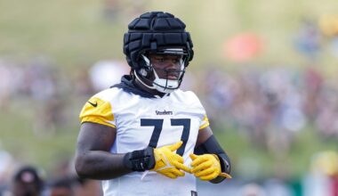 LT Broderick Jones continues to struggle at Steelers Friday Night Lights practice