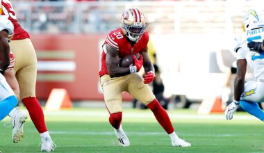 49ers Notebook: Nick Martin's rapid improvement; Happy returns for Trey Lance, Jim Harbaugh; Brian Robinson's role; Room for Jeff Wilson?