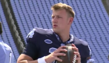 College Football | UNC's Max Johnson cleared, competing for starting QB job again: 'I'm fully recovered now, 100%'