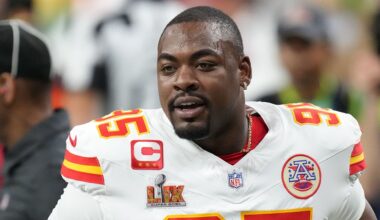 Chiefs' Chris Jones makes marriage plea at training camp