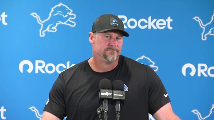 Detroit Lions head coach Dan Campbell shares injury updates, camp progress, lessons learned