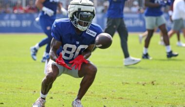 Giants' Montrell Washington delivers funny quip after eye-popping catch