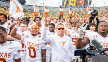 Texas is No. 1 in college football rankings, tops preseason Coaches Poll for first time in storied history