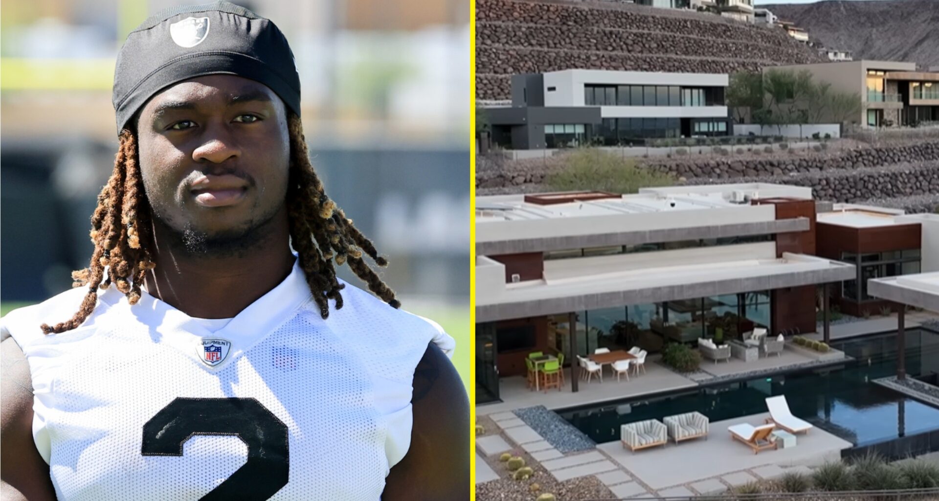 Raiders rookie Ashton Jeanty shops for a $15.5m mansion with 18-car garage after signing $35.9m contract