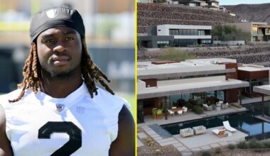 Raiders rookie Ashton Jeanty shops for a $15.5m mansion with 18-car garage after signing $35.9m contract