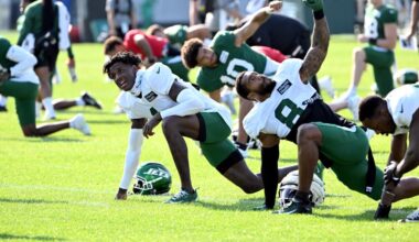 Secondary dominates with two Justin Fields picks at Jets camp