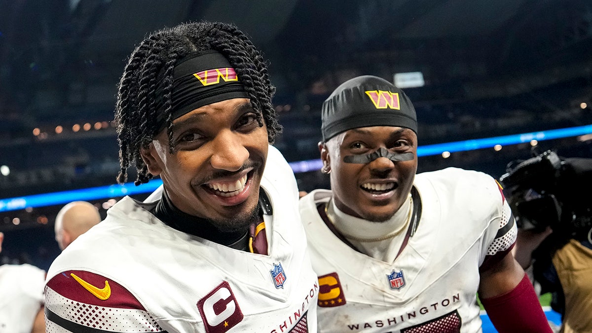 Jayden Daniels and Terry McLaurin