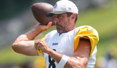 Will Aaron Rodgers start for the Pittsburgh Steelers vs Jacksonville Jaguars game?