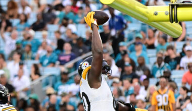 Steelers TE Darnell Washington Defends Dunk, Despite Penalty