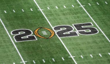 2025 College Football Playoff logo in Atlanta