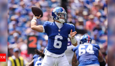 Jaxson Dart excels in NFL debut as New York Giants quarterback, has special moment with mother | NFL News