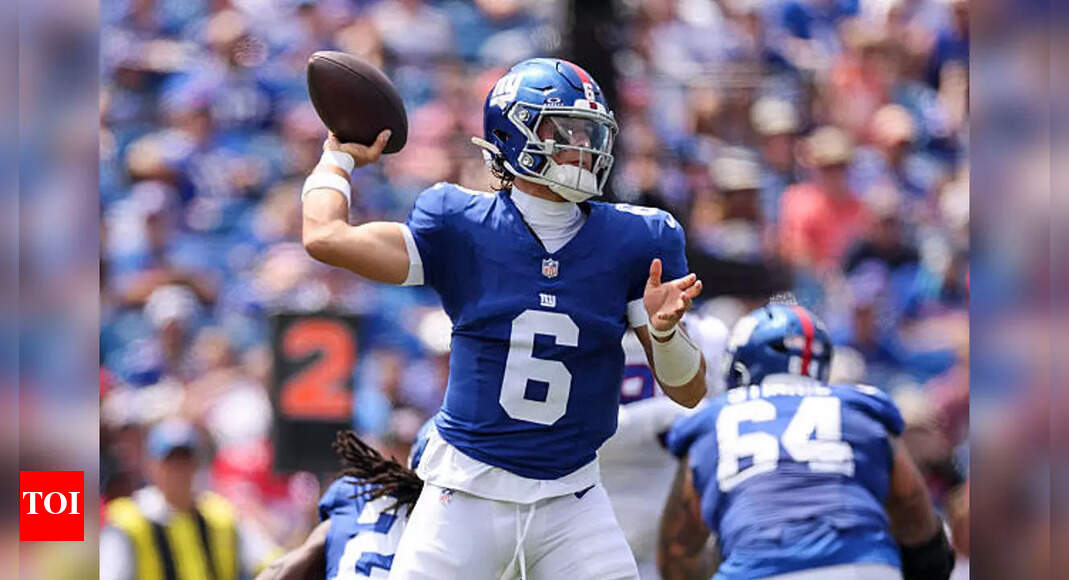 Jaxson Dart excels in NFL debut as New York Giants quarterback, has special moment with mother | NFL News