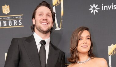 Bills' Josh Allen skips preseason opener against Giants to go on date with wife Hailee Steinfeld, pic emerges