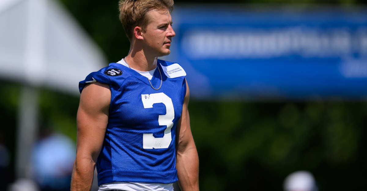 Shrader is looking to bring stability to the Colts kicking game