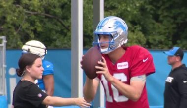 Detroit Lions show strength on both sides of the ball in joint practice with Dolphins