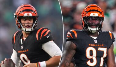 Bengals rookie Shemar Stewart causes scuffle after knocking down Joe Burrow