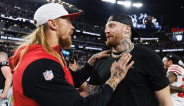 49ers' George Kittle shares advice for Raiders DC Patrick Graham: 'Let Maxx Crosby be Maxx Crosby'