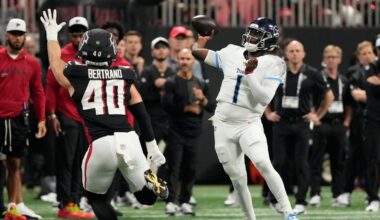Cam Ward robbed a brilliant touchdown by fatal mistake during Titans vs Falcons: ‘Did he just…’