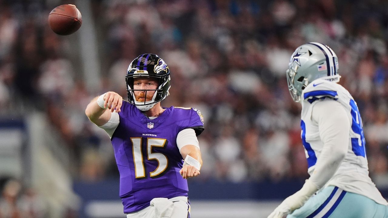 Happy homecomings for QB Cooper Rush, rookie K Tyler Loop in Ravens' 31-13 win over Cowboys