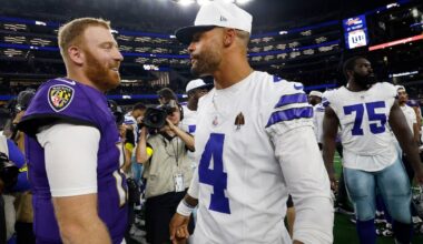 Happy homecomings for QB Cooper Rush, rookie K Tyler Loop in Ravens’ win over Cowboys