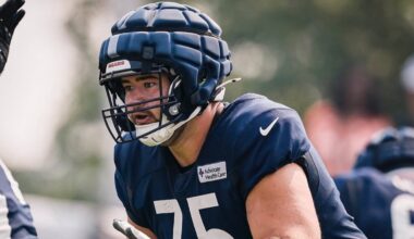 Reason Ozzy Trapilo Was Removed From Left Tackle Competition Revealed