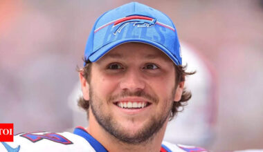 Buffalo Bills star Josh Allen makes young fan’s day with wholesome pregame catch moment | NFL News