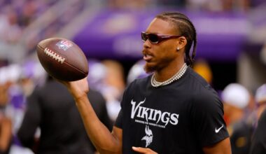 Jefferson returns to practice with Vikings in latest ramp-up of hamstring for regular season