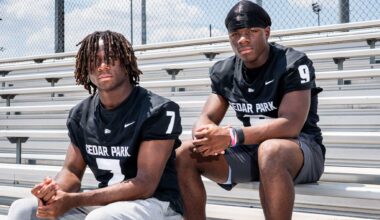 Cedar Park football, ranked No. 4, led by twins Jaheim, Jamal Porter