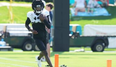 Top picks Travis Hunter and Kenneth Grant sit out Jaguars-Dolphins joint practice