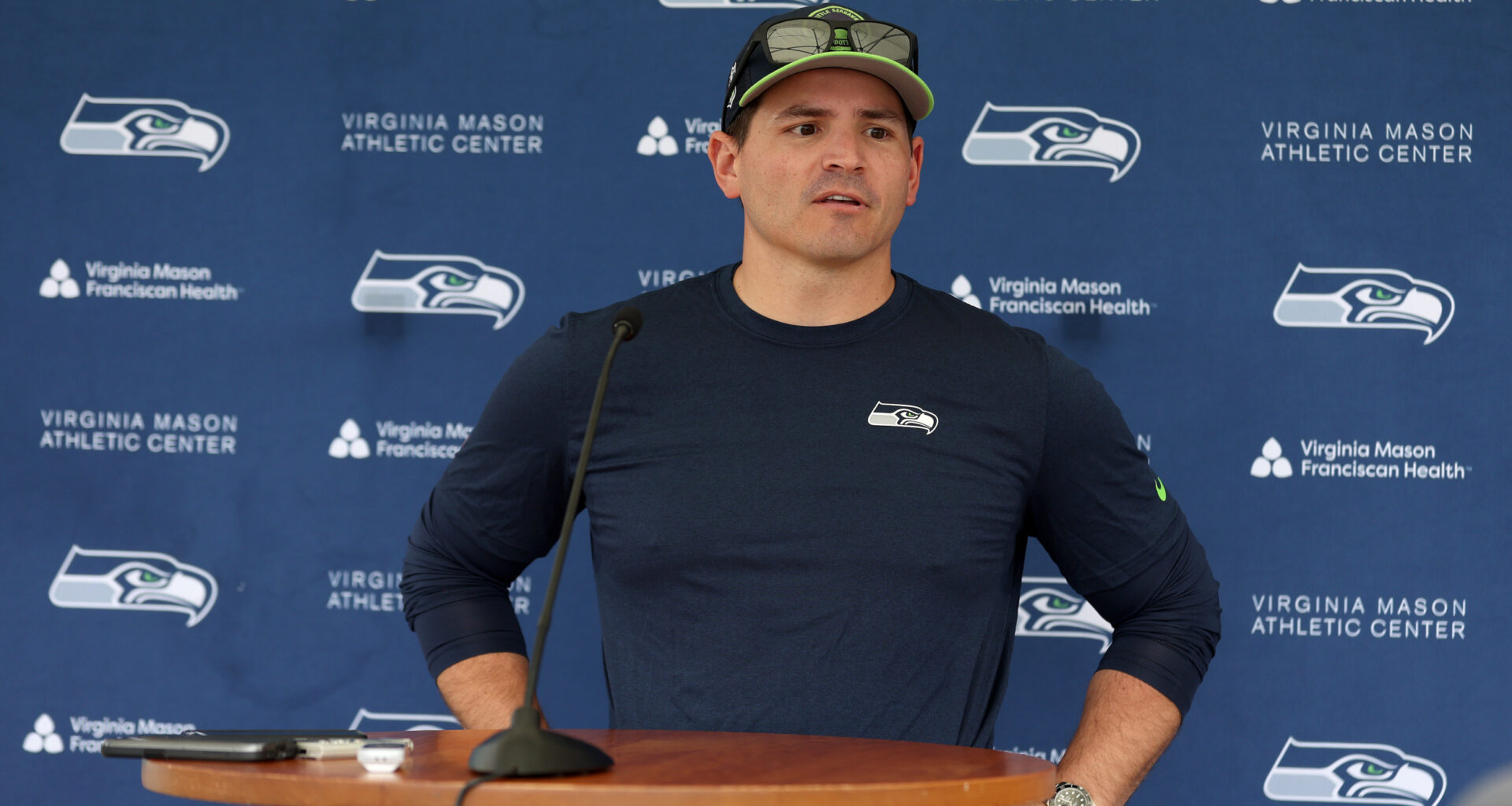 Seattle Seahawks HC Mike Macdonald