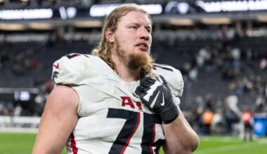 Kaleb McGary injury update: Falcons RT to miss time after being carted off during practice, per report