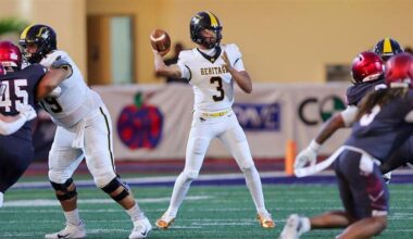 MaxPreps Top 25 high school football scores: No. 1 Mater Dei holds on for 26-23 win over No. 10 St. Thomas Aquinas