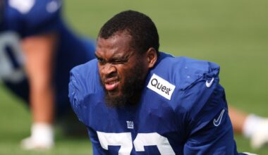 Could the New York Giants trade Evan Neal to the Los Angeles Chargers?