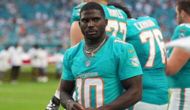 Tyreek Hill divorce row: Dolphins star faces serious threat at work amid ugly separation with Keeta Vaccaro