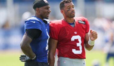Malik Nabers soaks up Russell Wilson's wisdom in tight Giants bond