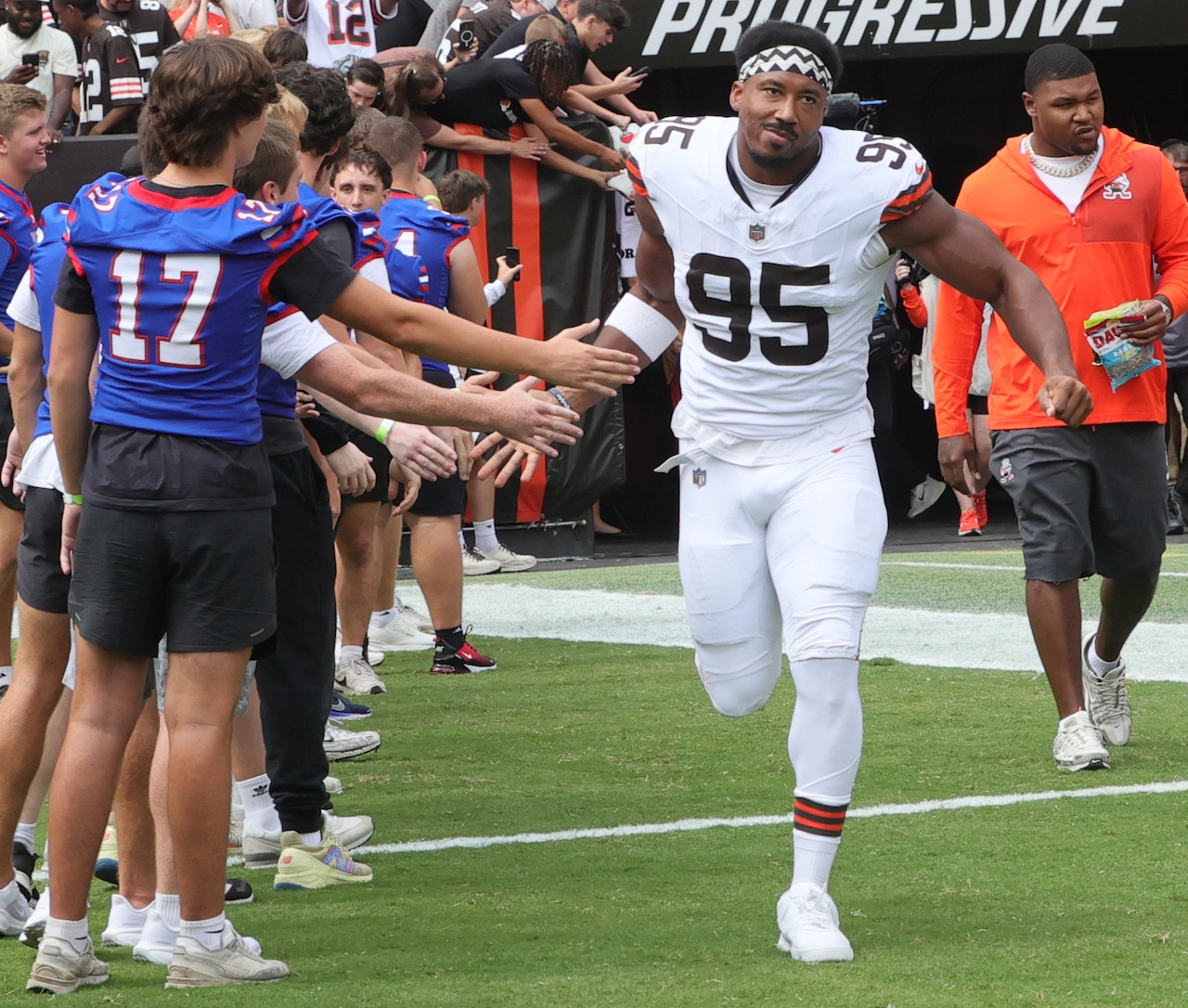 Cleveland Browns vs. Los Angeles Rams in preseason game