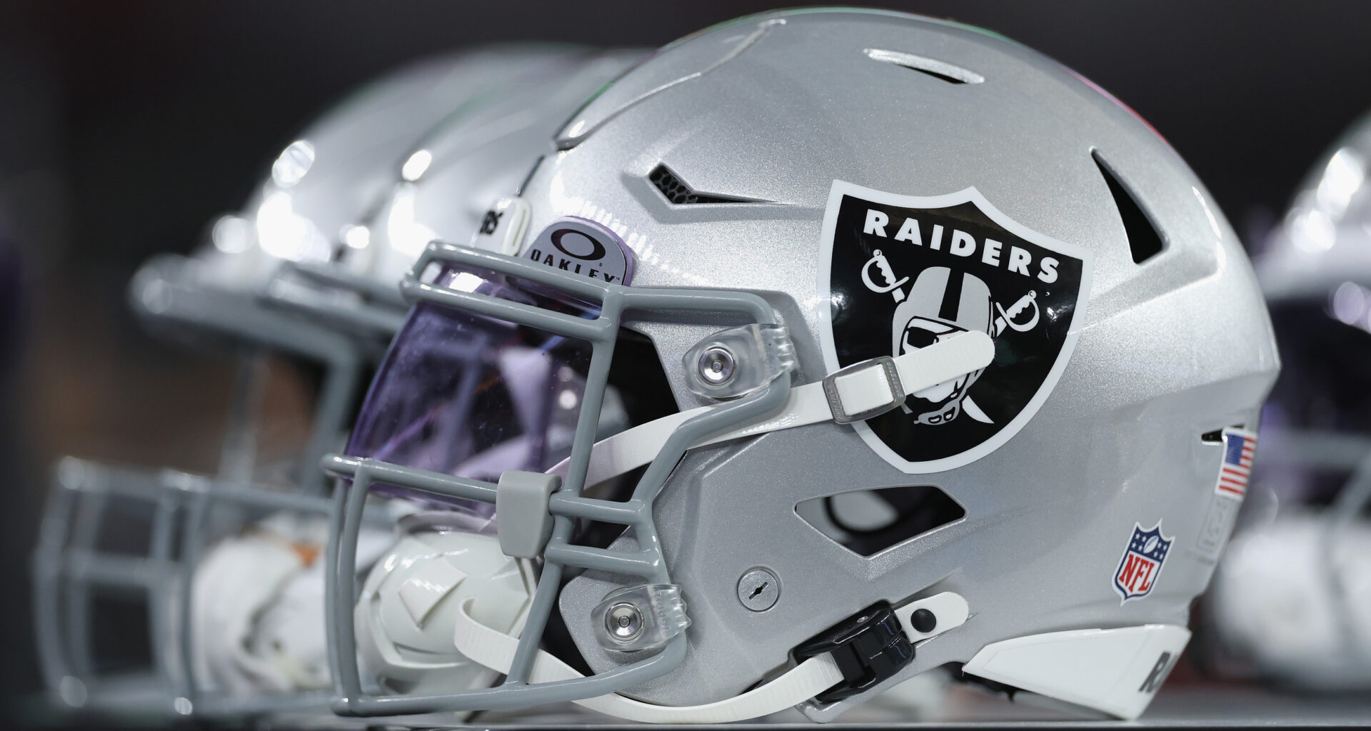 Las Vegas Raiders helmet