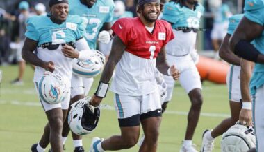 With Tyreek Hill out, other Dolphins receivers have been forced to step up
