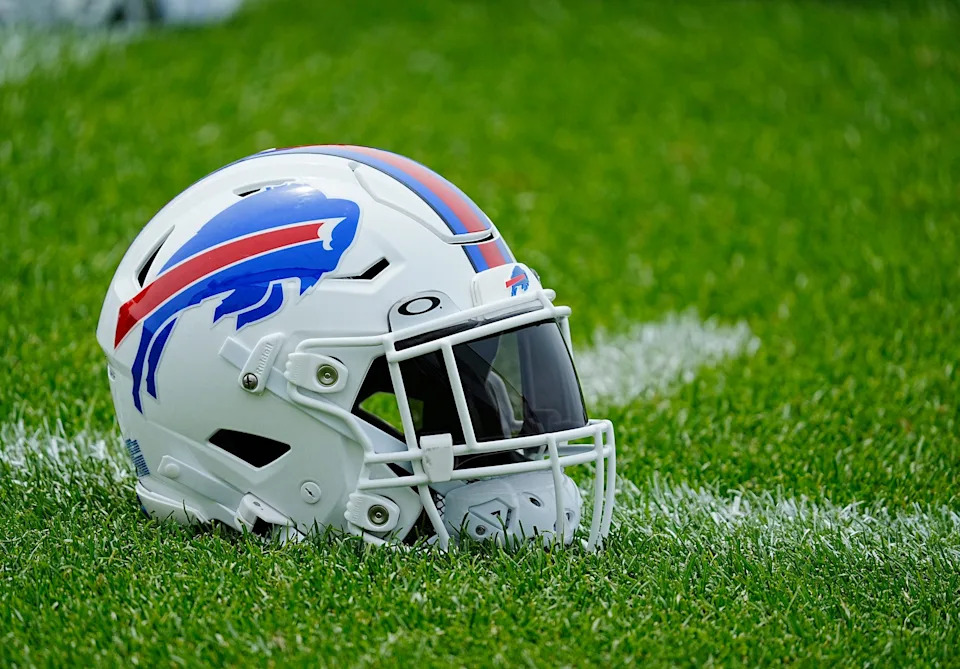 Buffalo Bills helmet on May 27, 2025.