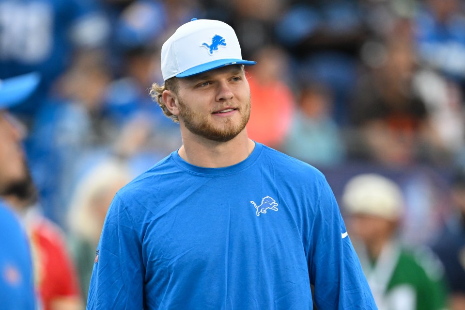 Aidan Hutchinson of the Detroit Lions.