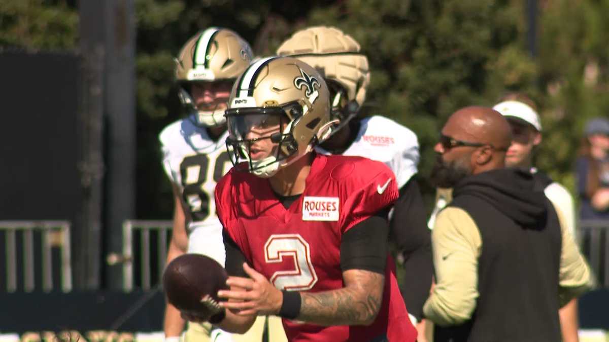 Saints QB Spencer Rattler "super excited" to start Sunday vs. Chargers
