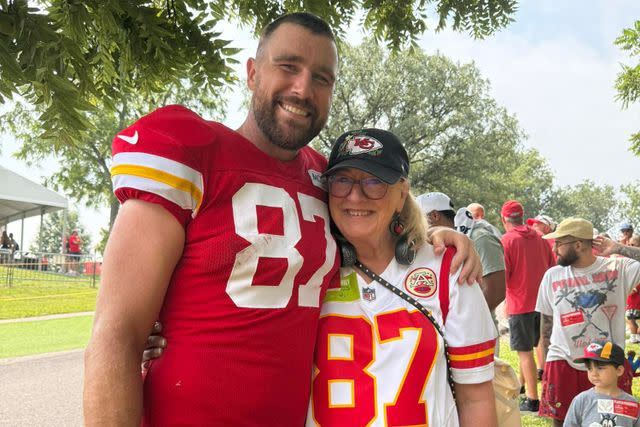 Donna Kelce/Facebook Travis Kelce and Donna Kelce