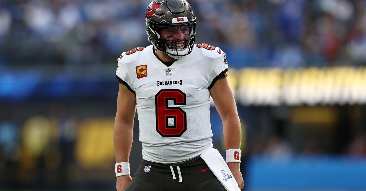 Bucs quarterback Baker Mayfield comes in at No. 50 on the NFL Top 100