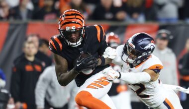 Tee Higgins says Bengals plan to move him around formations more, and 100 receptions is his goal
