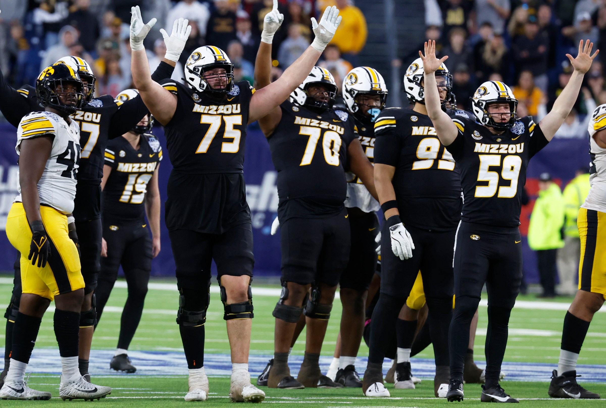 COLLEGE FOOTBALL: DEC 30 TransPerfect Music City Bowl - Iowa vs Missouri