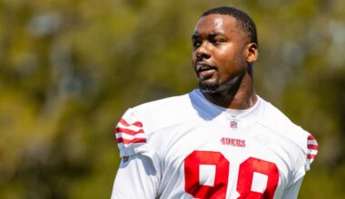 49ers news: Mykel Williams has a knee injury; Jordan James breaks finger